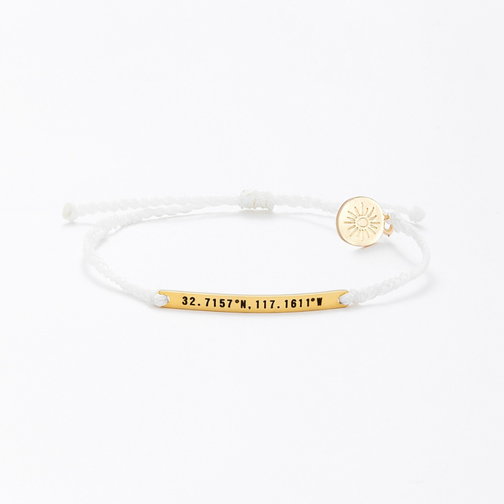 San Diego Coordinate Bracelet