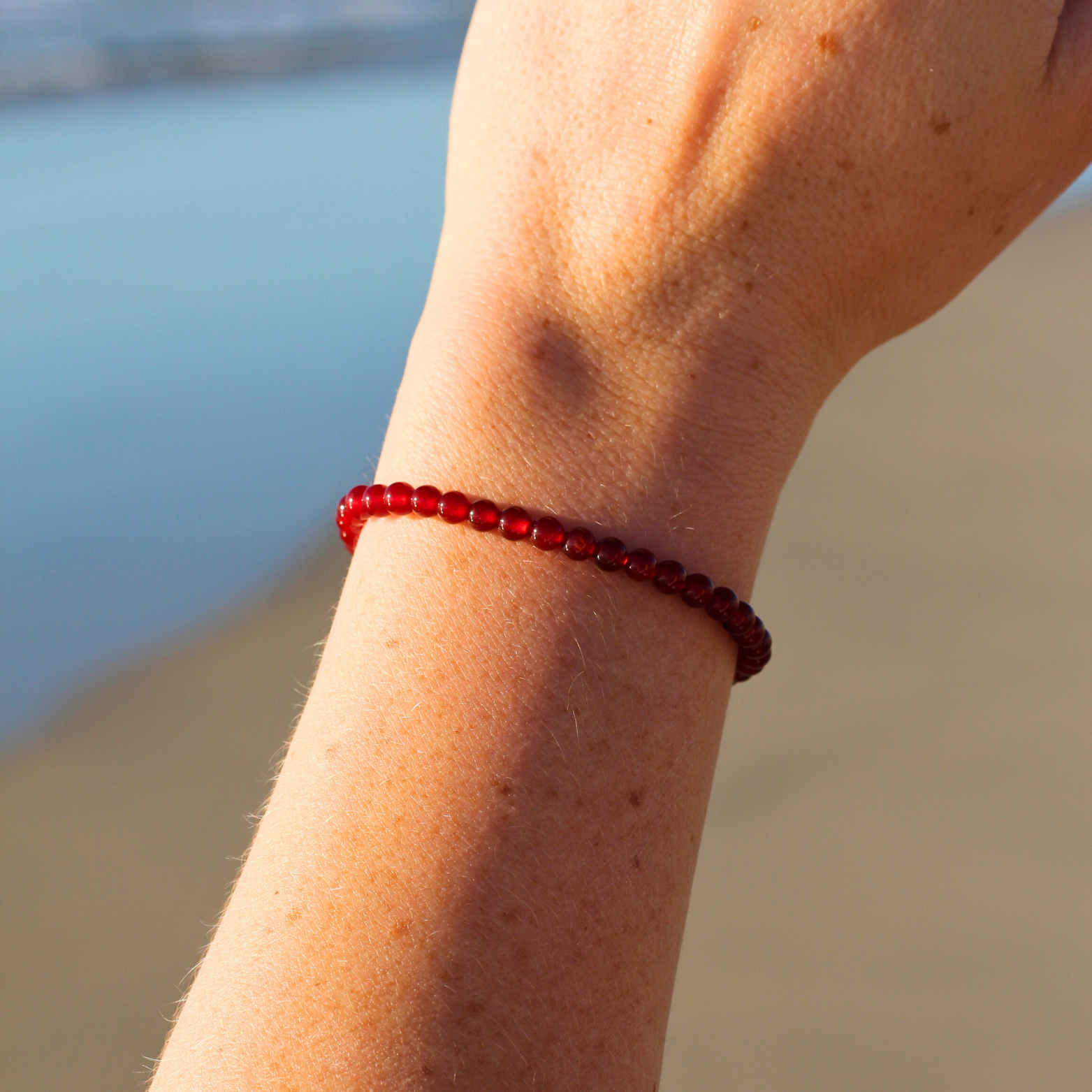 Carnelian Gemstone Bracelet