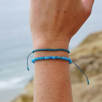 Blue Mini Beaded Bracelet