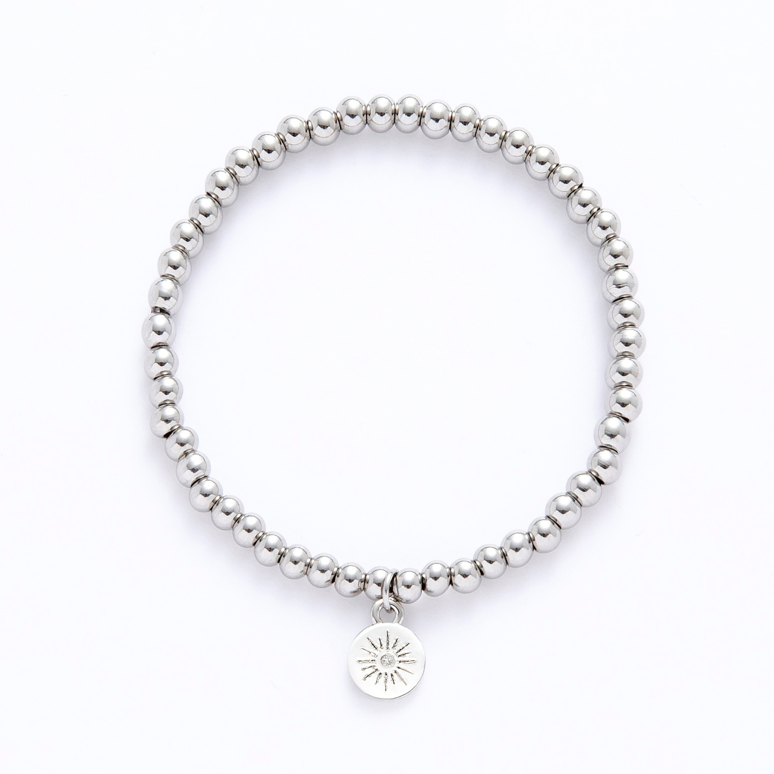 Silver Beaded Bracelet – Mauka Jewelry