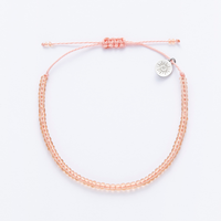 Salmon Mini Beaded Bracelet