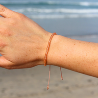 Salmon Mini Beaded Bracelet