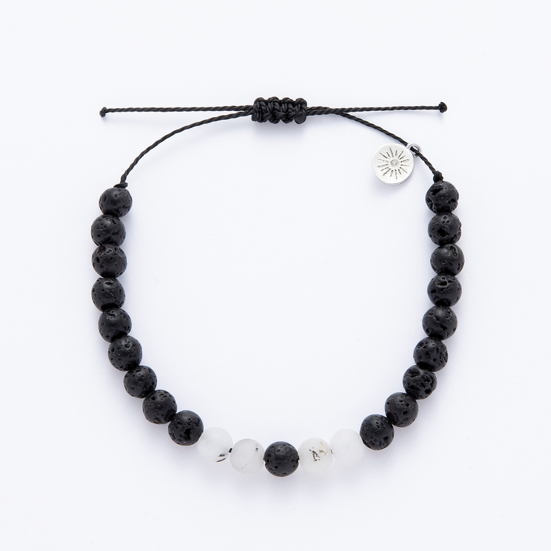 White Lava Stone Bracelet