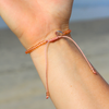Salmon Mini Beaded Bracelet