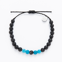 Blue Lava Stone Bracelet