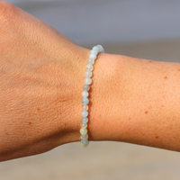 Mixed Aquamarine Gemstone Bracelet