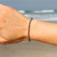Silver Beaded Bracelet