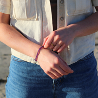 Amethyst Gemstone Bracelet