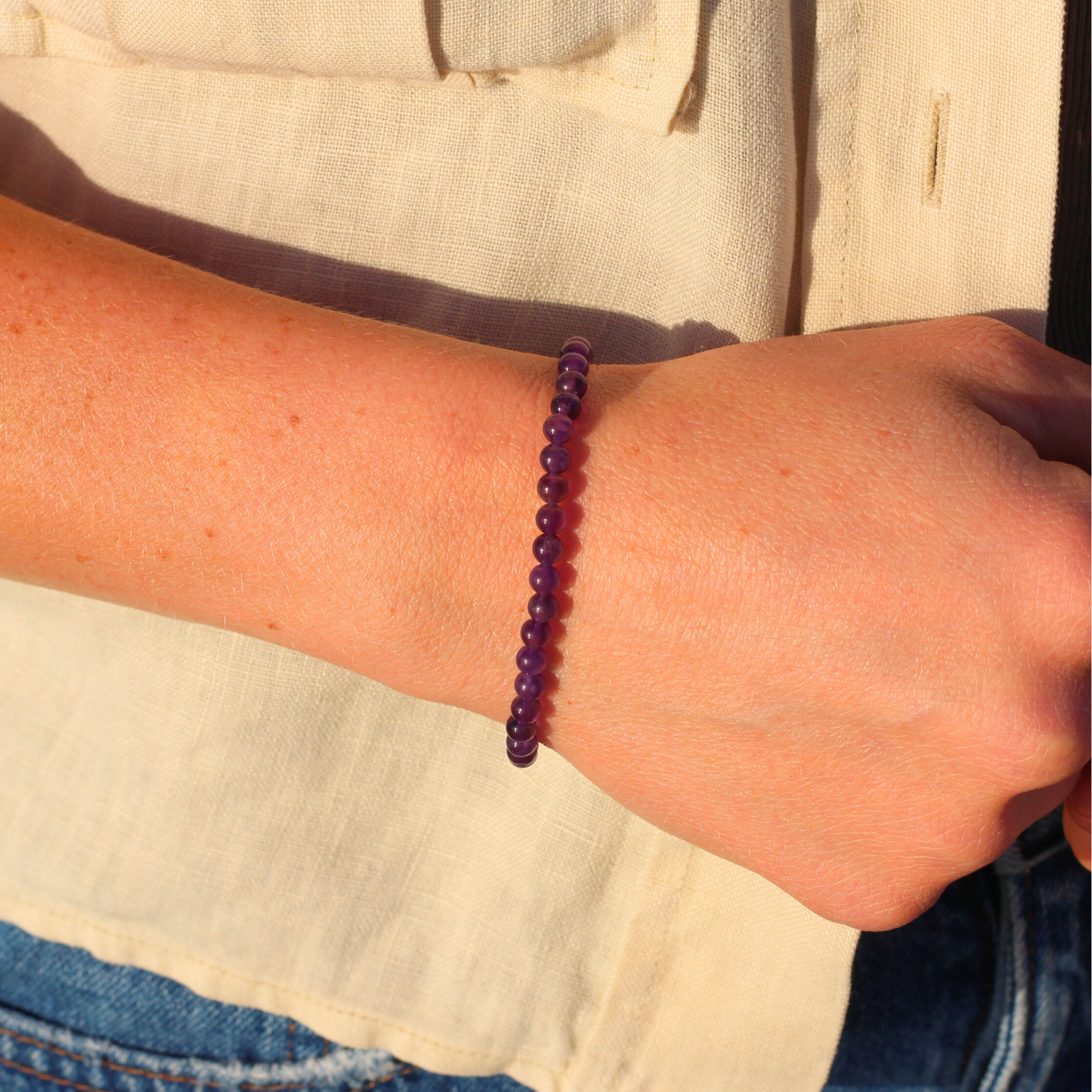 Amethyst Gemstone Bracelet