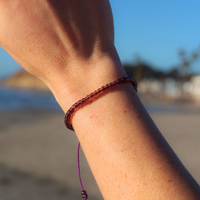 Purple Mini Beaded Bracelet