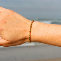 Mixed Gold Beaded Bracelet