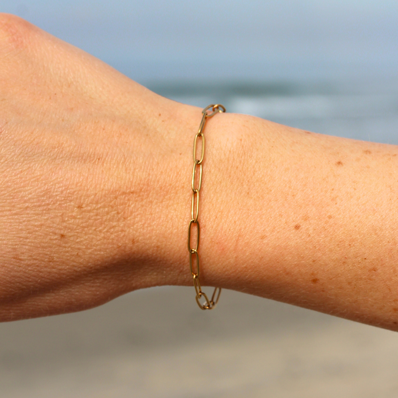 Gold Link Bracelet
