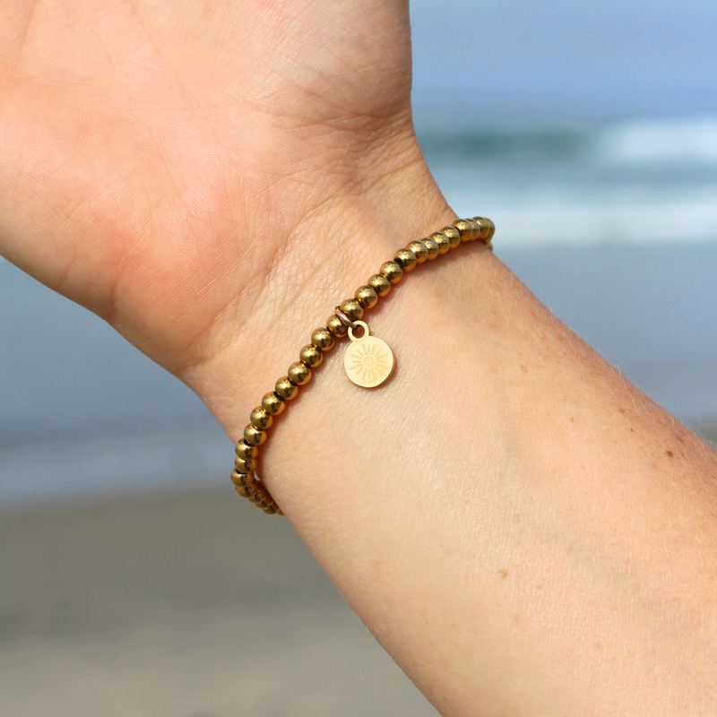 Gold Beaded Bracelet