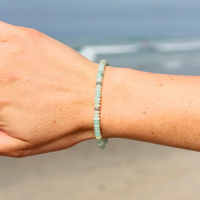 Aquamarine Clasp Bracelet