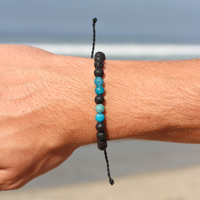 Blue Lava Stone Bracelet