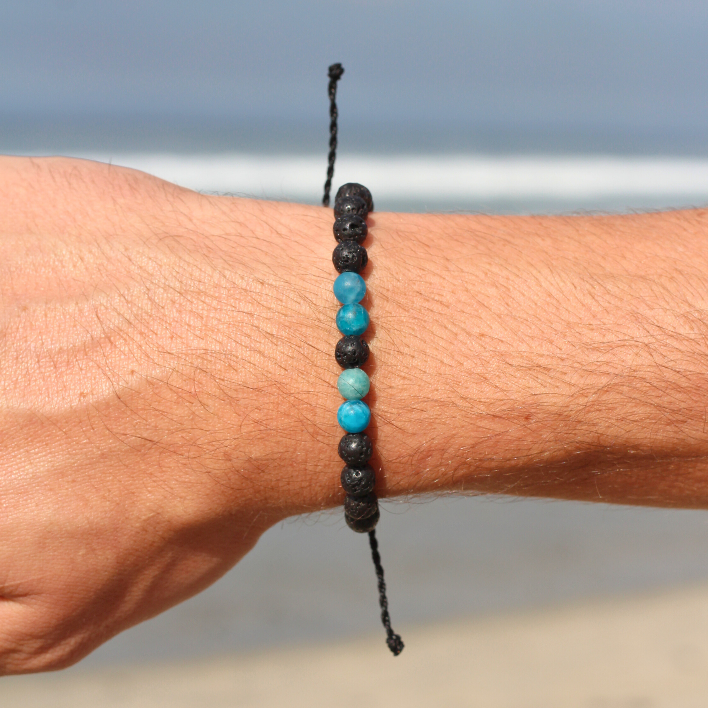 Blue Lava Stone Bracelet