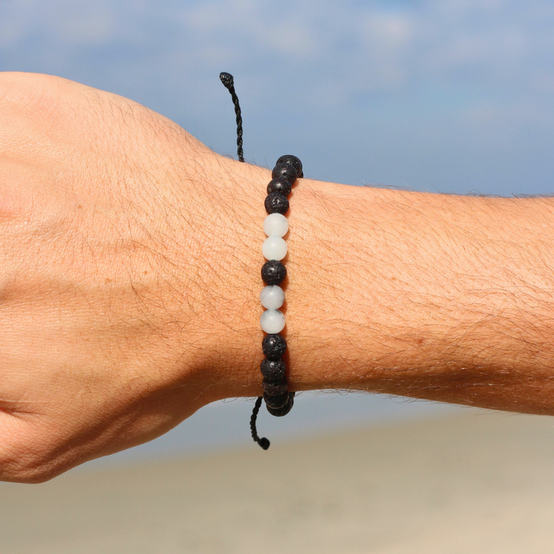 White Lava Stone Bracelet