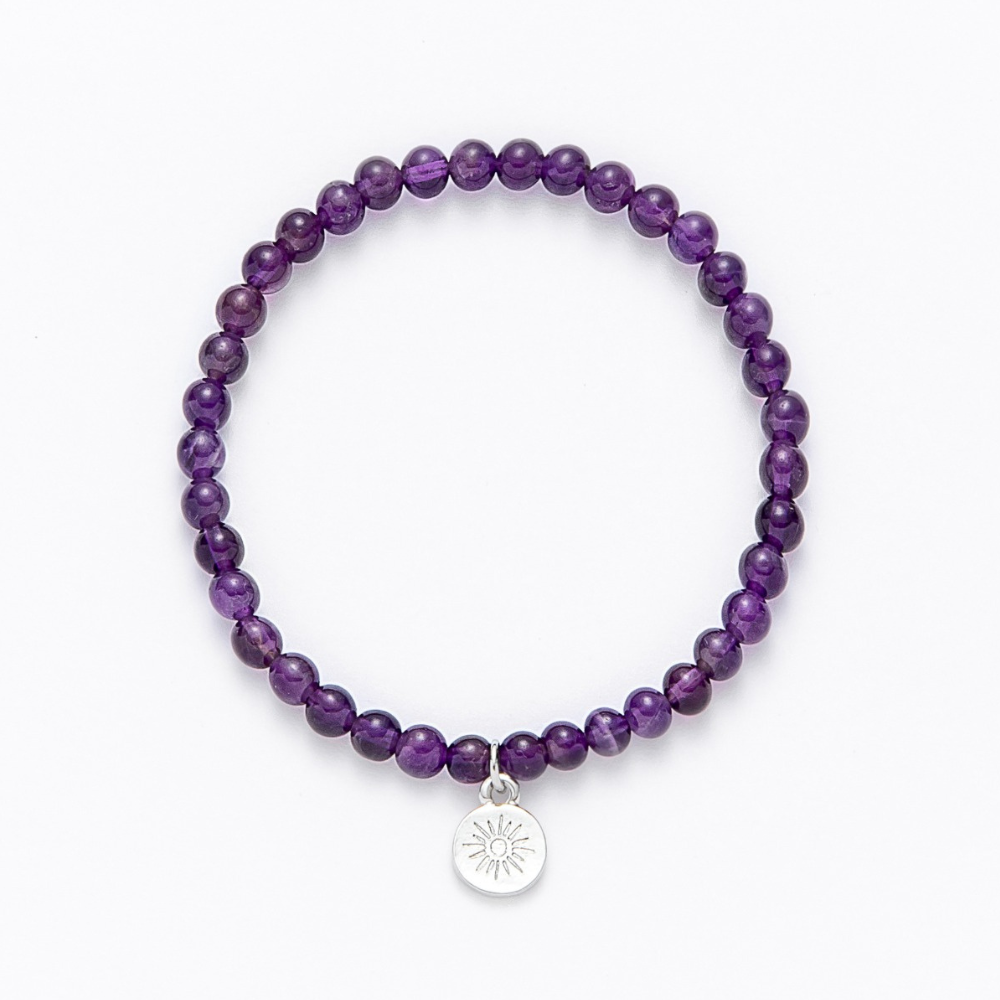 Amethyst Gemstone Bracelet