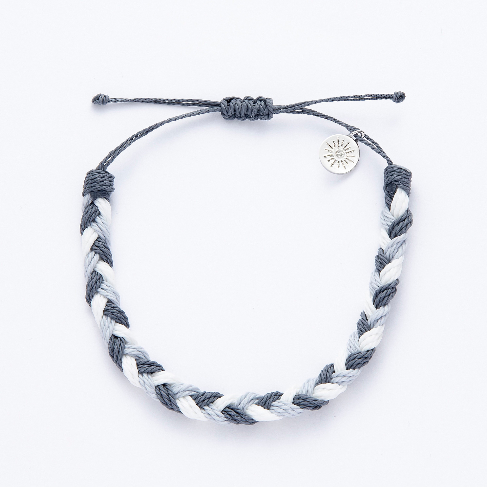 Gray Multi Braided Bracelet