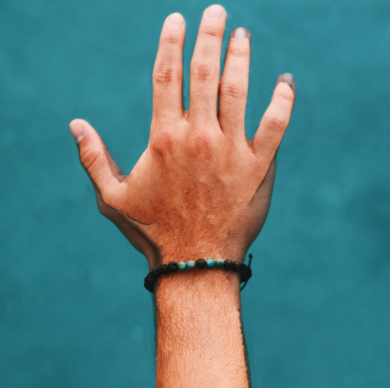 Blue Lava Stone Bracelet